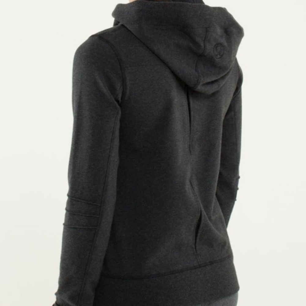 Lululemon Bliss Break Hoodie in Heathered Black/Black